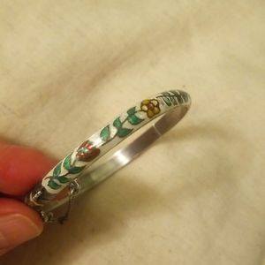 Antique Thai Floral Bracelet, pre 1939